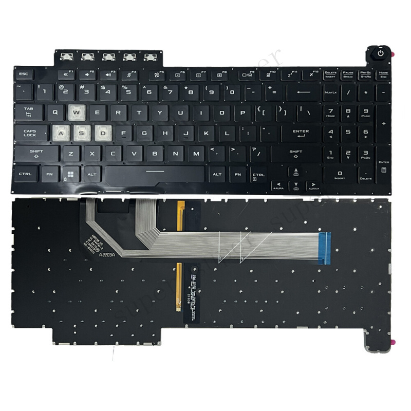 Keyboard Gaming Black - لوحة مفاتيح S++ سوداء بإضاءة خلفية