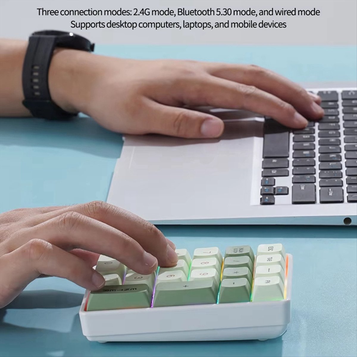 Gaming Keyboard No Number Pad - لوحة مفاتيح رقمية صغيرة N86R بـ