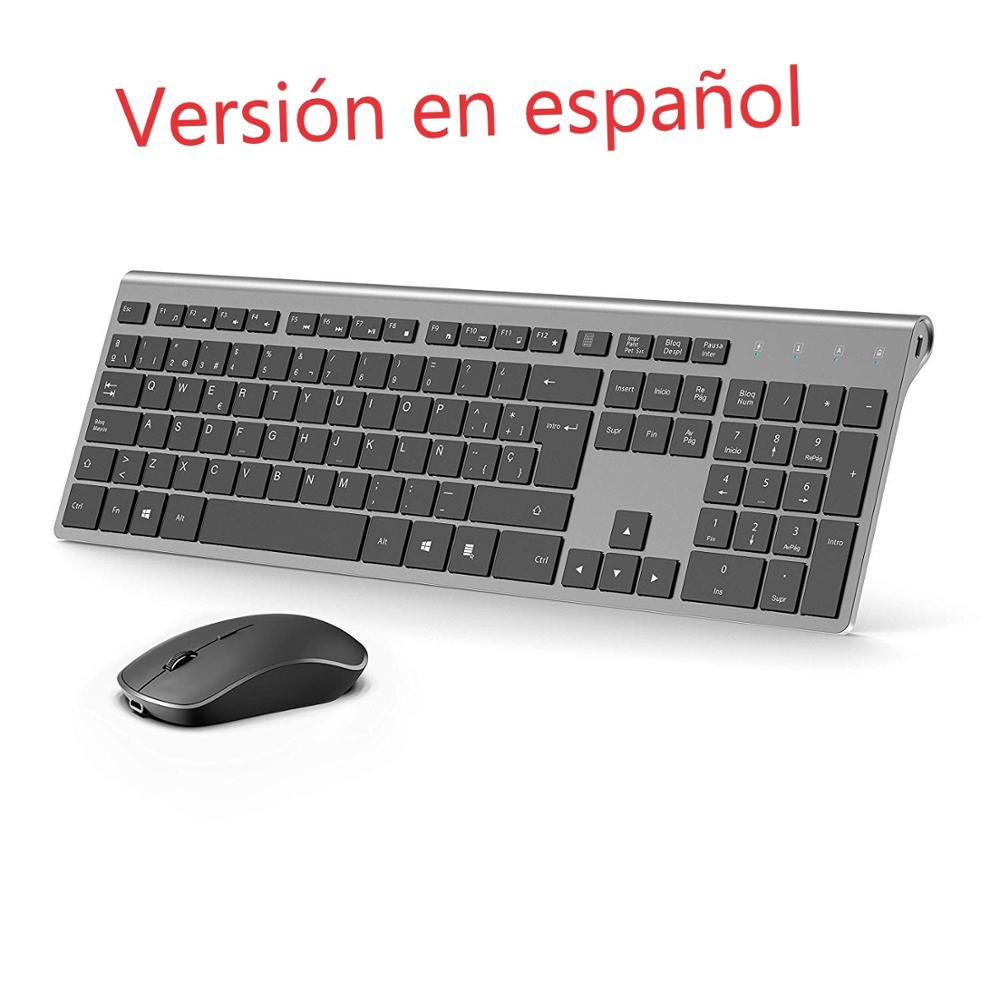 Gaming Keyboard And Mouse Wireless - مجموعة لوحة مفاتيح وماوس صامتة لاسلكية