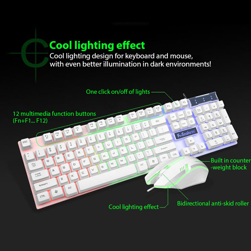 مجموعة لوحة مفاتيح وماوس KM320 - مراجعة Gaming Keyboard And Mouse For Xbox وسعره