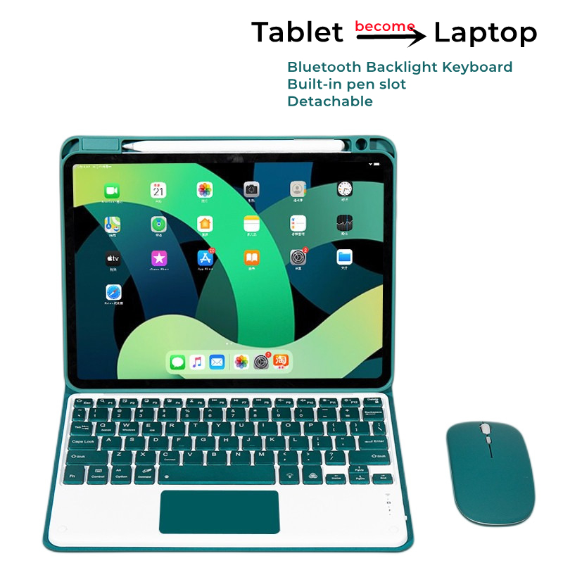 حافظة لوحة مفاتيح بإضاءة خلفية - مراجعة Gaming Keyboard And Mouse Wireless وسعره