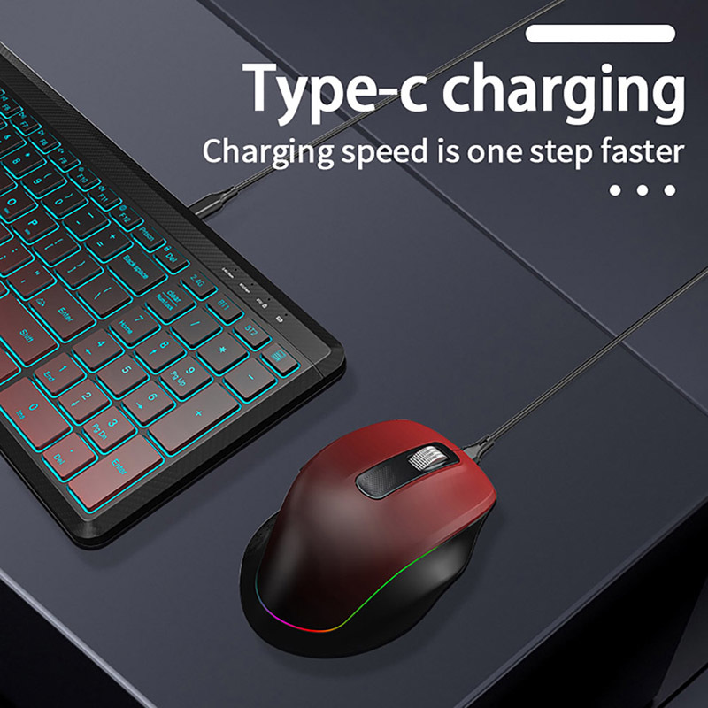 لوحة مفاتيح لاسلكية صامتة بألو - مراجعة Gaming Keyboard And Mouse For Xbox وسعره