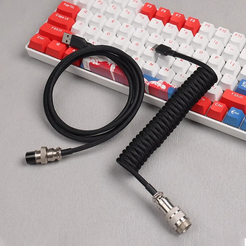 كابل لوحة مفاتيح ميكانيكية بطو - مراجعة Gaming Keyboard Type C وسعره