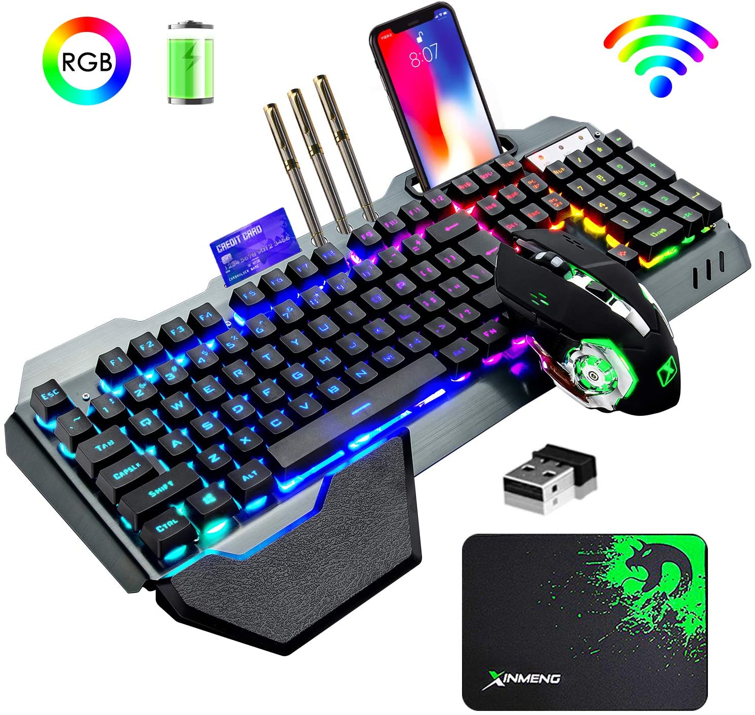 مجموعة لوحة مفاتيح وماوس لاسلك - مراجعة Gaming Keyboard And Mouse For Xbox وسعره