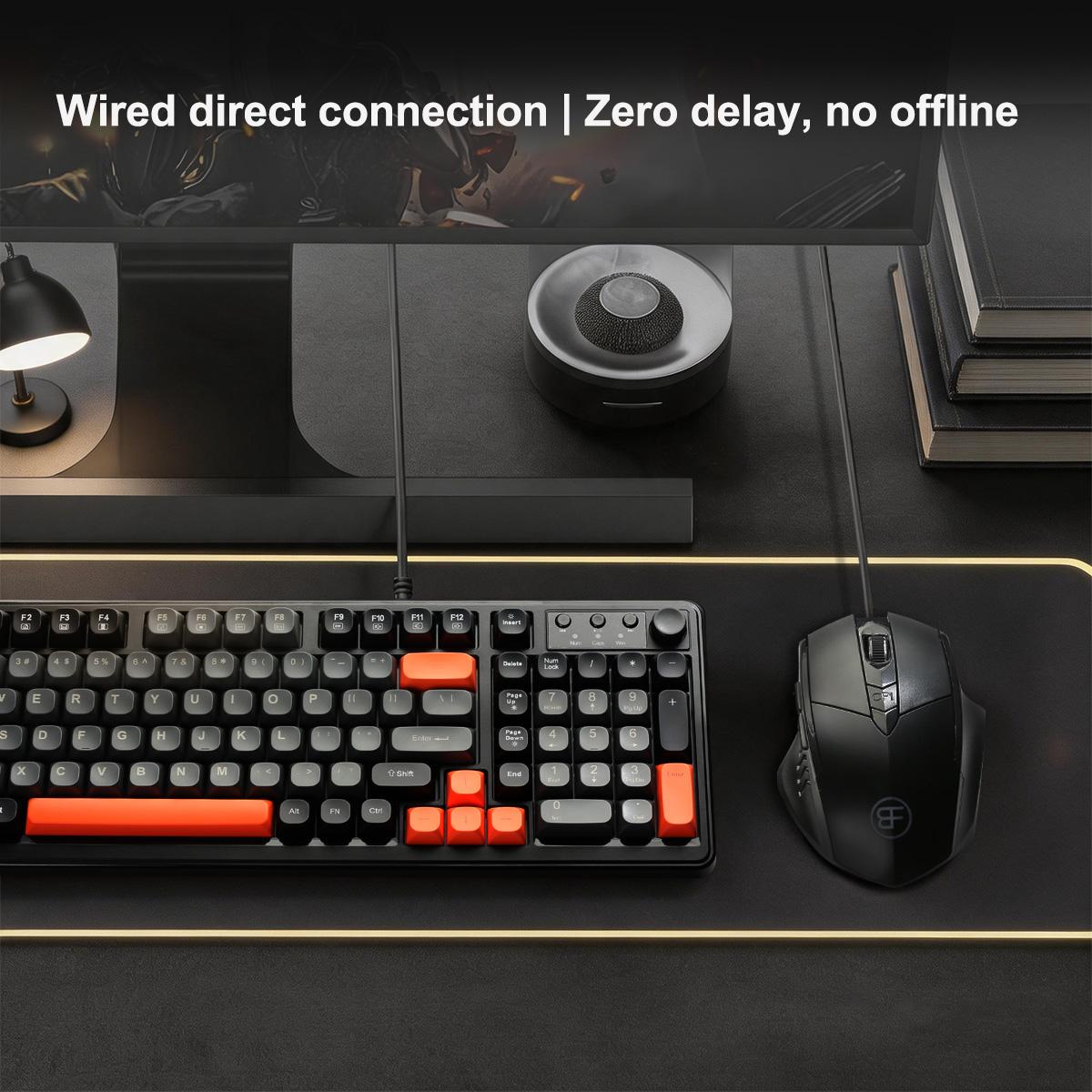 لوحة مفاتيح وفأرة RGB، مجموعة  - مراجعة Gaming Keyboard And Mouse Set وسعره