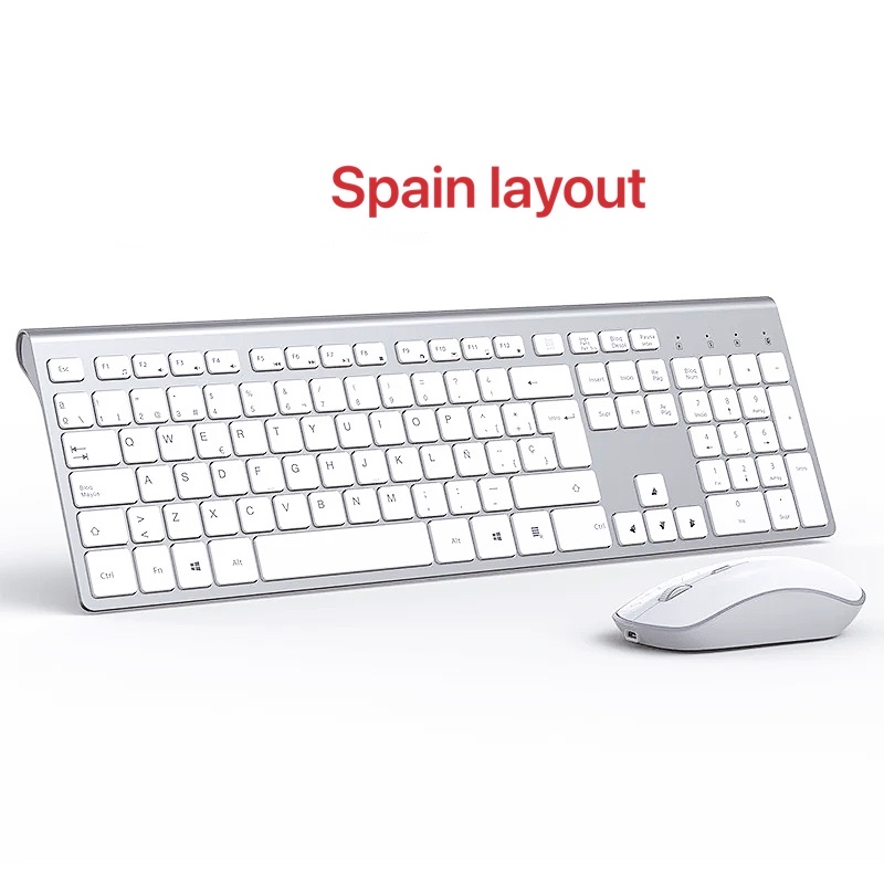 مجموعة لوحة مفاتيح وماوس صامتة - مراجعة Gaming Keyboard And Mouse Wireless وسعره