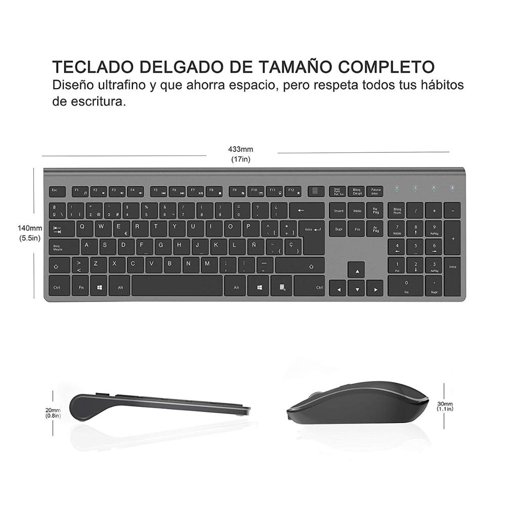 مجموعة لوحة مفاتيح وماوس صامتة - مراجعة Gaming Keyboard And Mouse Wireless وسعره