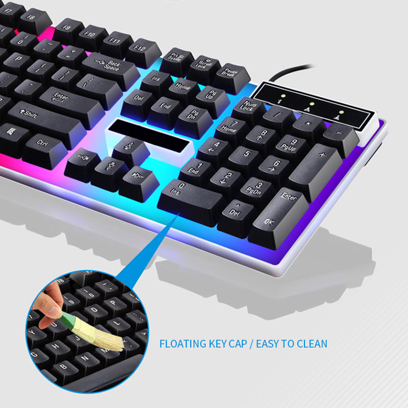 RGB الألعاب لوحة المفاتيح ألعا - مراجعة Gaming Keyboard Bundle وسعره