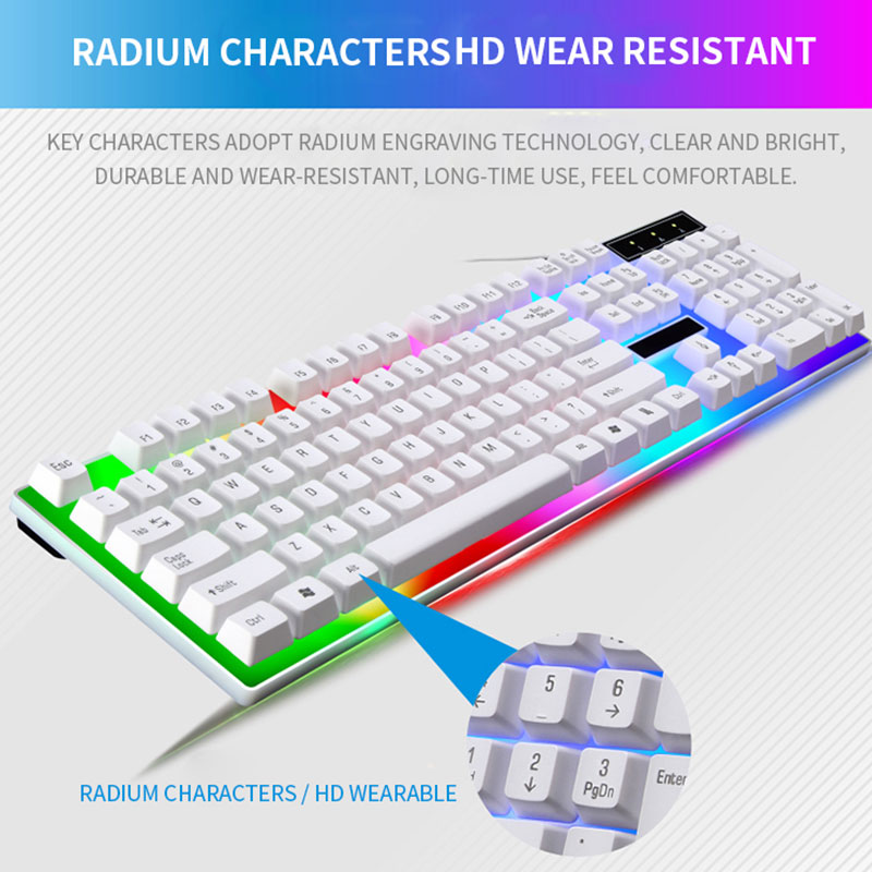 RGB الألعاب لوحة المفاتيح ألعا - مراجعة Gaming Keyboard Bundle وسعره