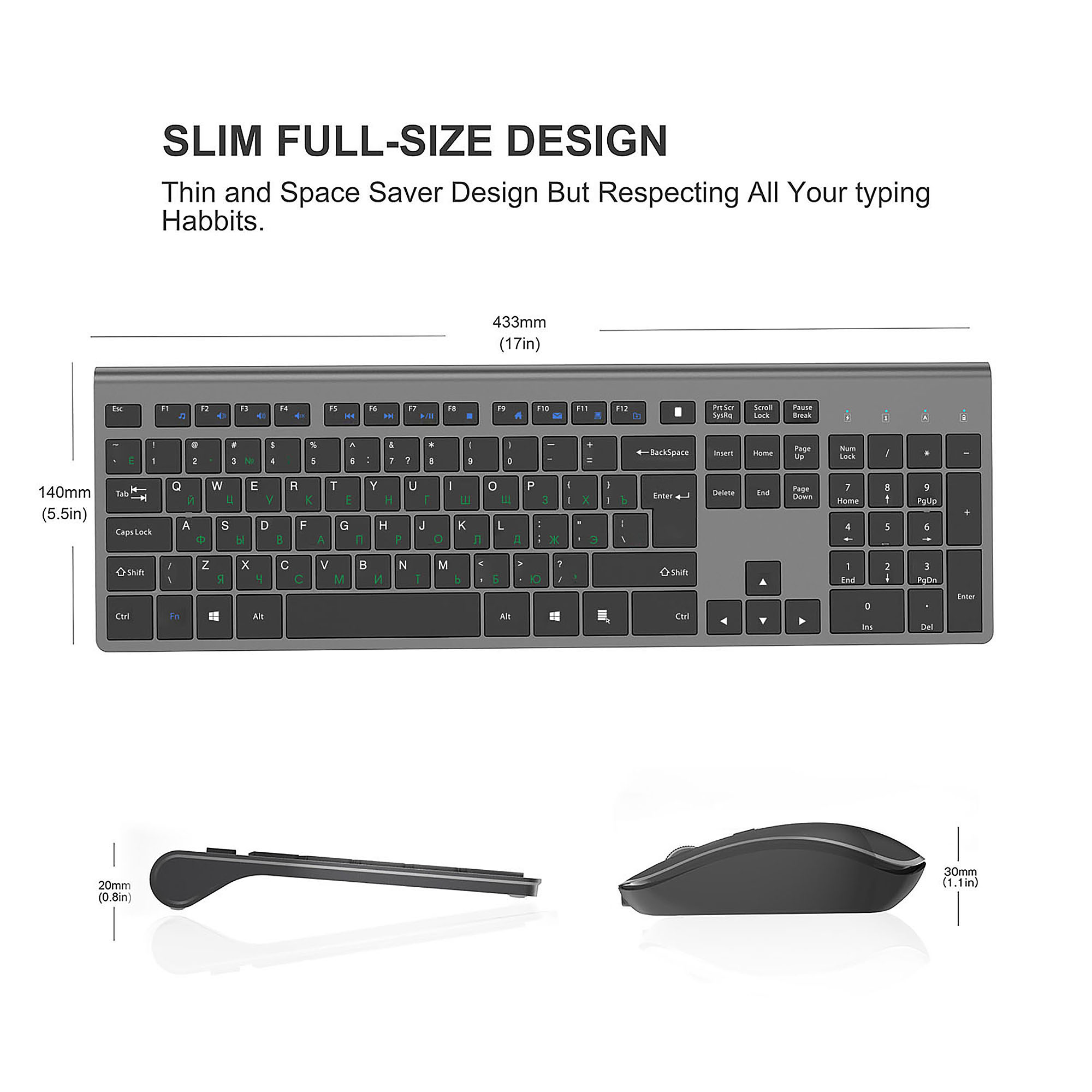مجموعة لوحة مفاتيح وماوس لاسلك - مراجعة Gaming Keyboard And Mouse Wireless وسعره