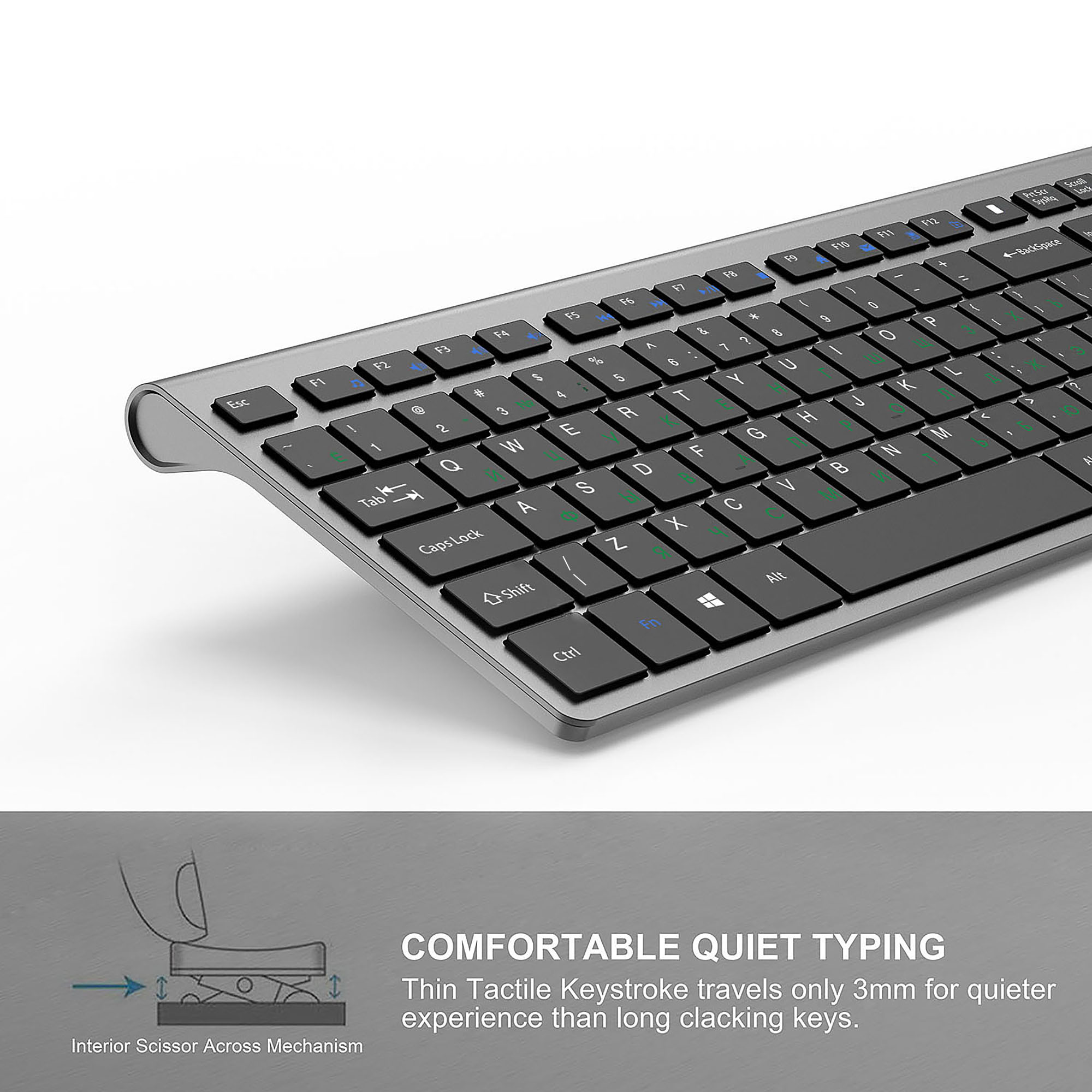 مجموعة لوحة مفاتيح وماوس لاسلك - مراجعة Gaming Keyboard And Mouse Wireless وسعره
