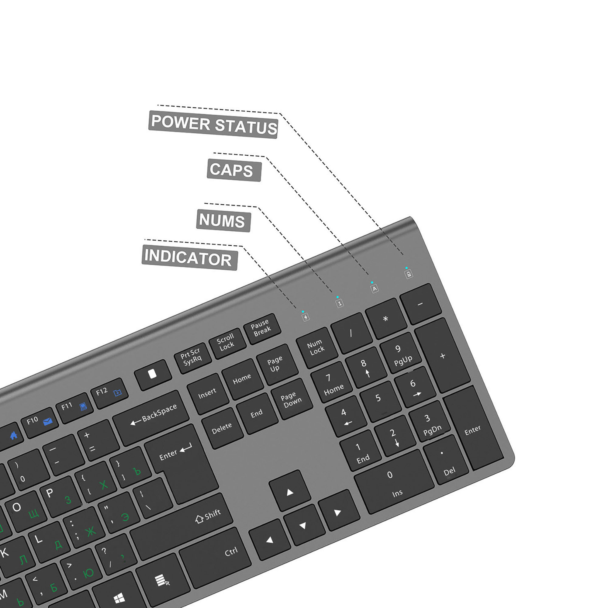 مجموعة لوحة مفاتيح وماوس لاسلك - مراجعة Gaming Keyboard And Mouse Wireless وسعره