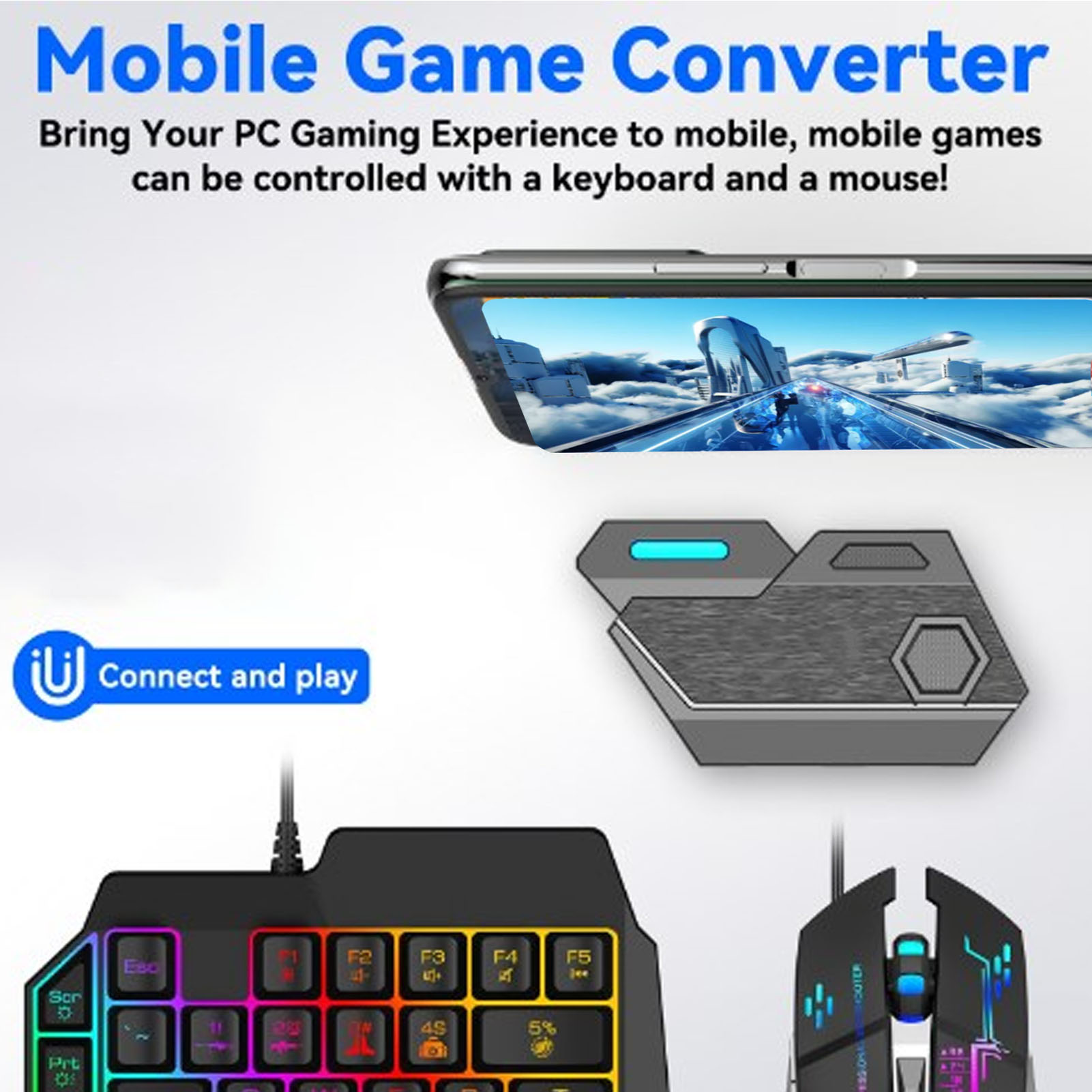 مجموعة ألعاب الهاتف المحمول كو - مراجعة Gaming Keyboard Hand وسعره