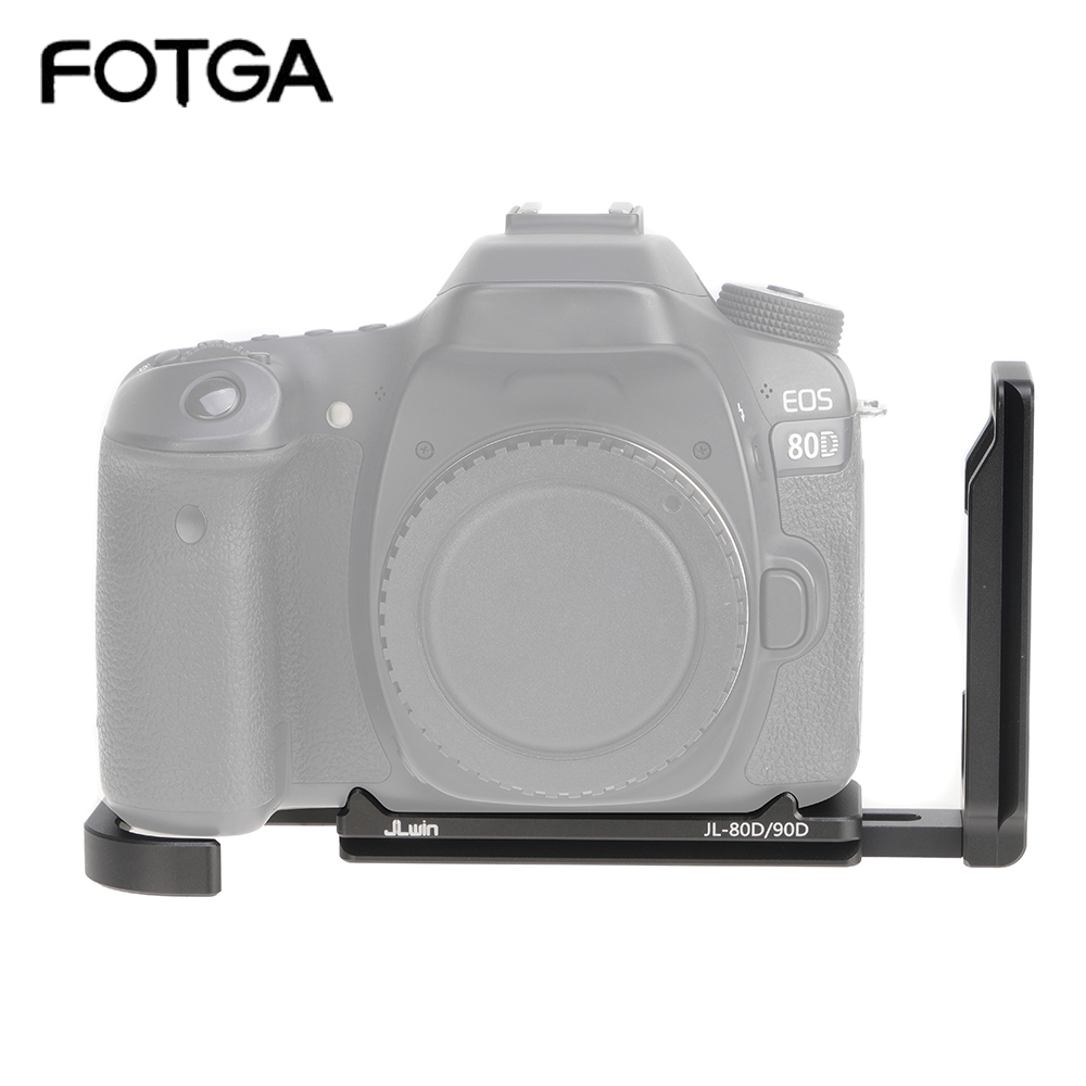 FOTGA L شكل لكانون 70D 80D 90D - مراجعة Stabilizer Screw In وسعره