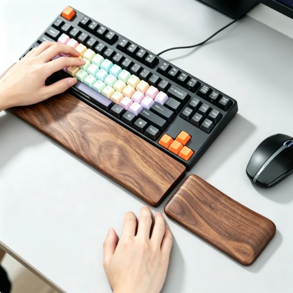 حامل لوحة مفاتيح مصنوع من الخش - مراجعة Wrist Rest Wood وسعره