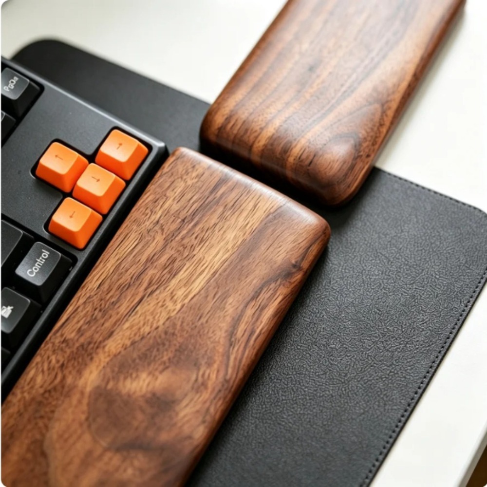 حامل لوحة مفاتيح مصنوع من الخش - مراجعة Wrist Rest Wood وسعره