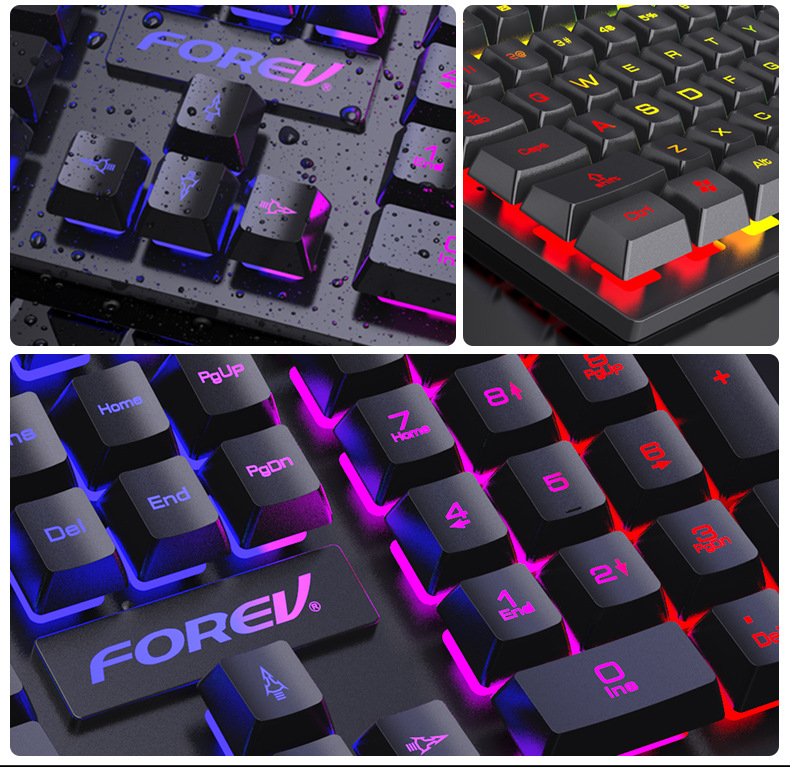 لوحة مفاتيح ميكانيكية بإضاءة خ - مراجعة Gaming Keyboard And Mouse For Xbox وسعره